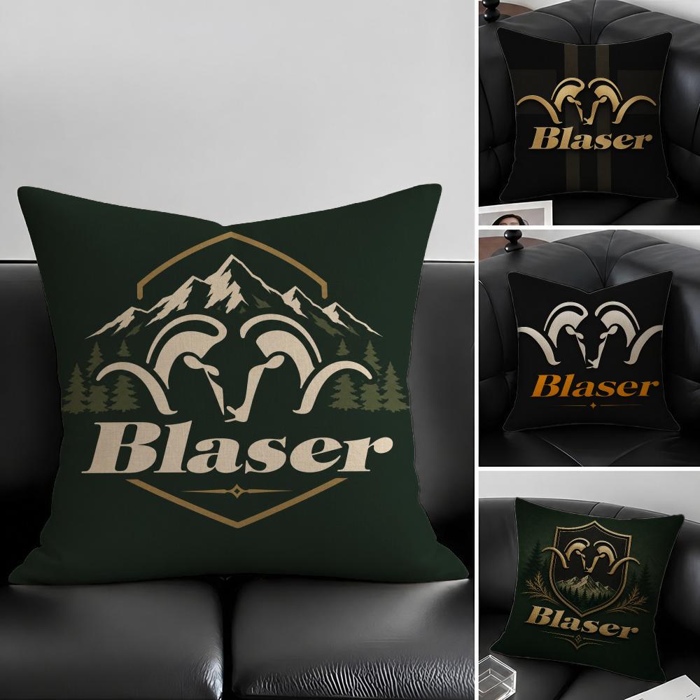 Brand Blaser Cushion Cover Natural Linen Pillowcase Set AllinOne Decor for Sofa Bedroom Chair