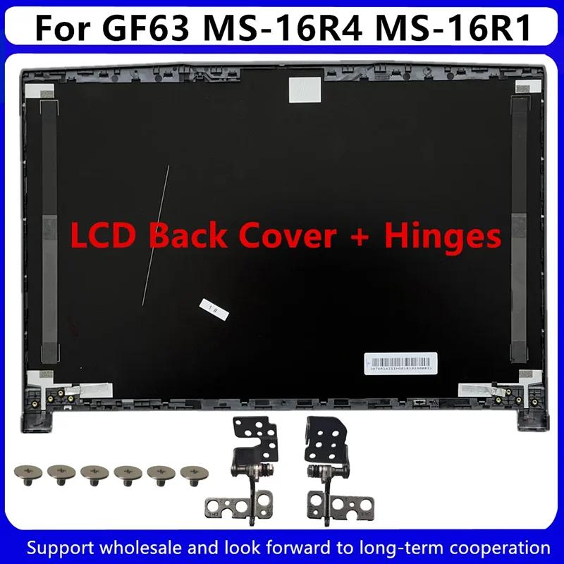 New For Kailxuling GF63 8RC 8RD GF63VR MS-16R1 LCD Back Cover/ Front Bezel/ Upper Case Palmrest Cover / Bottom Base/ Hinges