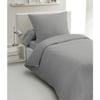 2-piece Duvet Cover Set - HOME LINGE PASSION - HP72080 - 82 G Microfiber - 140 X 200 Cm - Light Grey