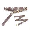 Western Cowboy Style Wide Belt For Women With Vintage Faux Leather And Metal Buckle For Fashionable Outfits