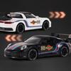 1/32 Porsche 911 Targa 4S Martini Racing Edition Спортивный автомобиль Сплав Литой Модель автомобиля Высокая симуляция Украшения Орнамент Подарок