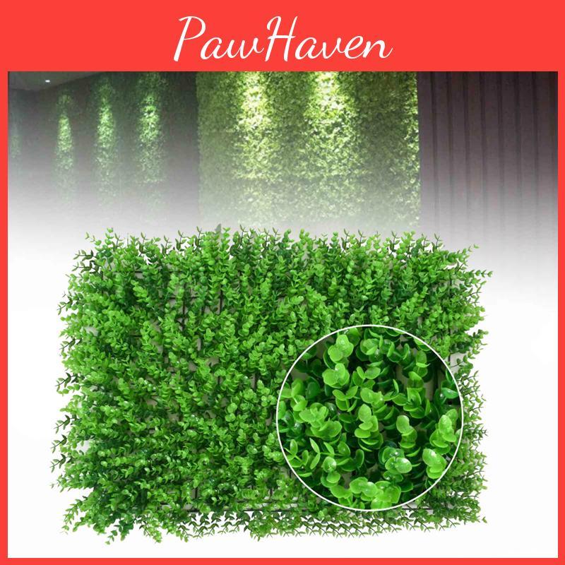 Пышные искусственные растения эвкалипта 60*40 см, зеленая стена, изгородь из зелени, декор из листвы для потрясающих уличных пространств