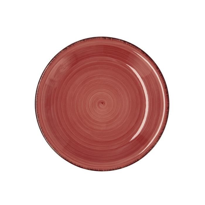 Assiette à dessert Quid Vita Céramique Rouge (19 cm) (12 Unités)