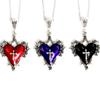 Thorn Rose Cross Heart Necklace Enamel Halloween Necklace Designer Charms Fit Jewelry Making DIY Jewelry Findings