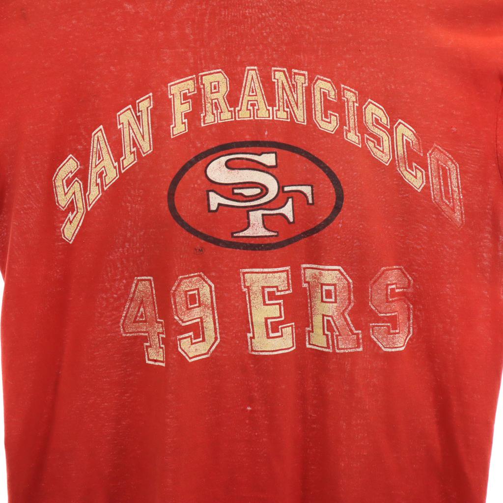 Vintage 80s 90s NFL San Francisco 49ers Short Sleeve T-shirt Men's Used