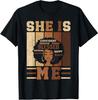 She Is Me Strong Educated Black History Juneteenth Women T-Shirt