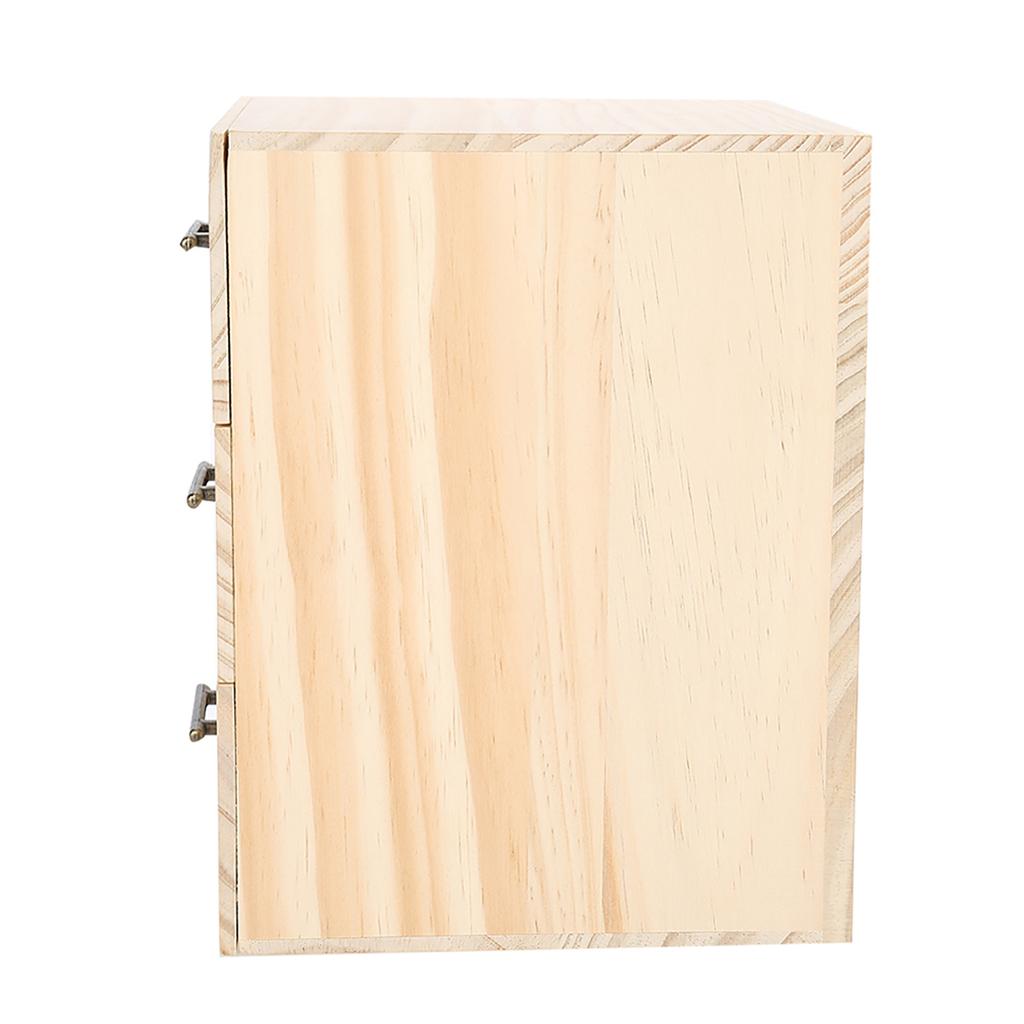 90 слотов трехъярусный контейнер для бутылок с эфирным маслом деревянный ящик для хранения коробка органайзер