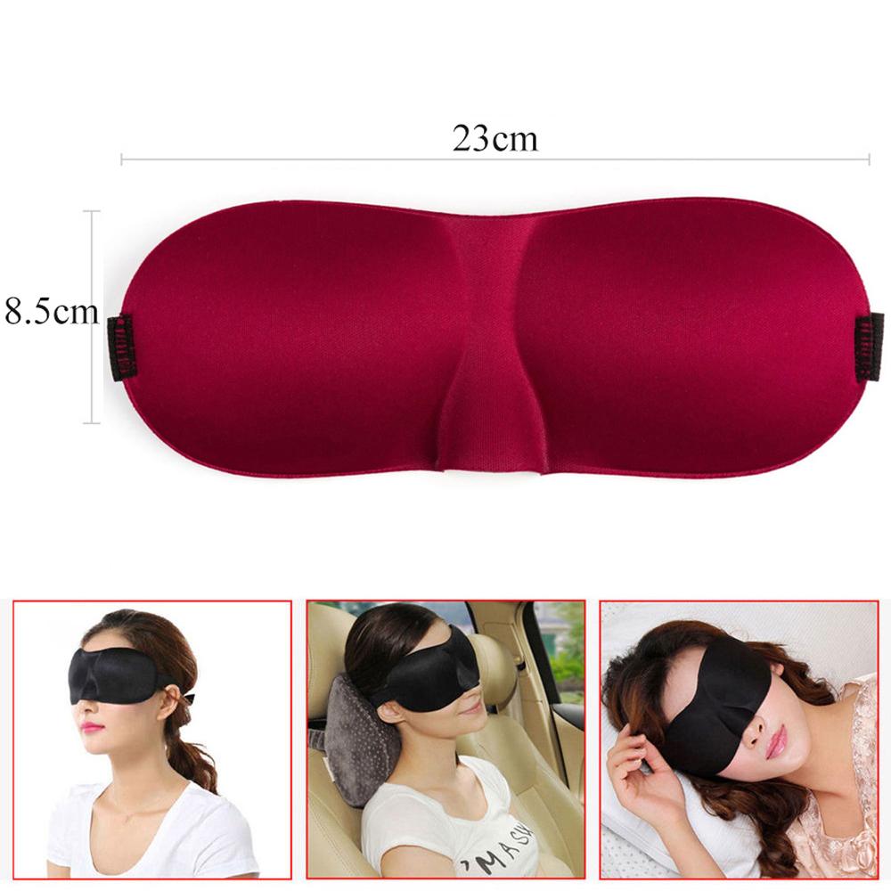 Tcare Fashion 3D Sleeping Eye Mask, Travel Sleep Eye Shade Cover Nap Eye Patch Blindfolds Blinders Create Total Darkness Unisex