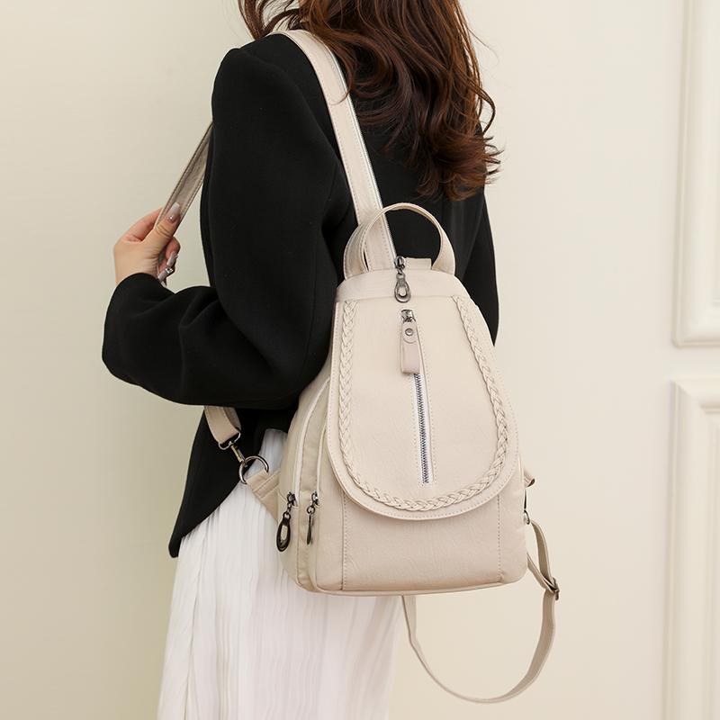 Женская дорожная сумка из мягкой кожи из искусственной кожи в стиле ретро