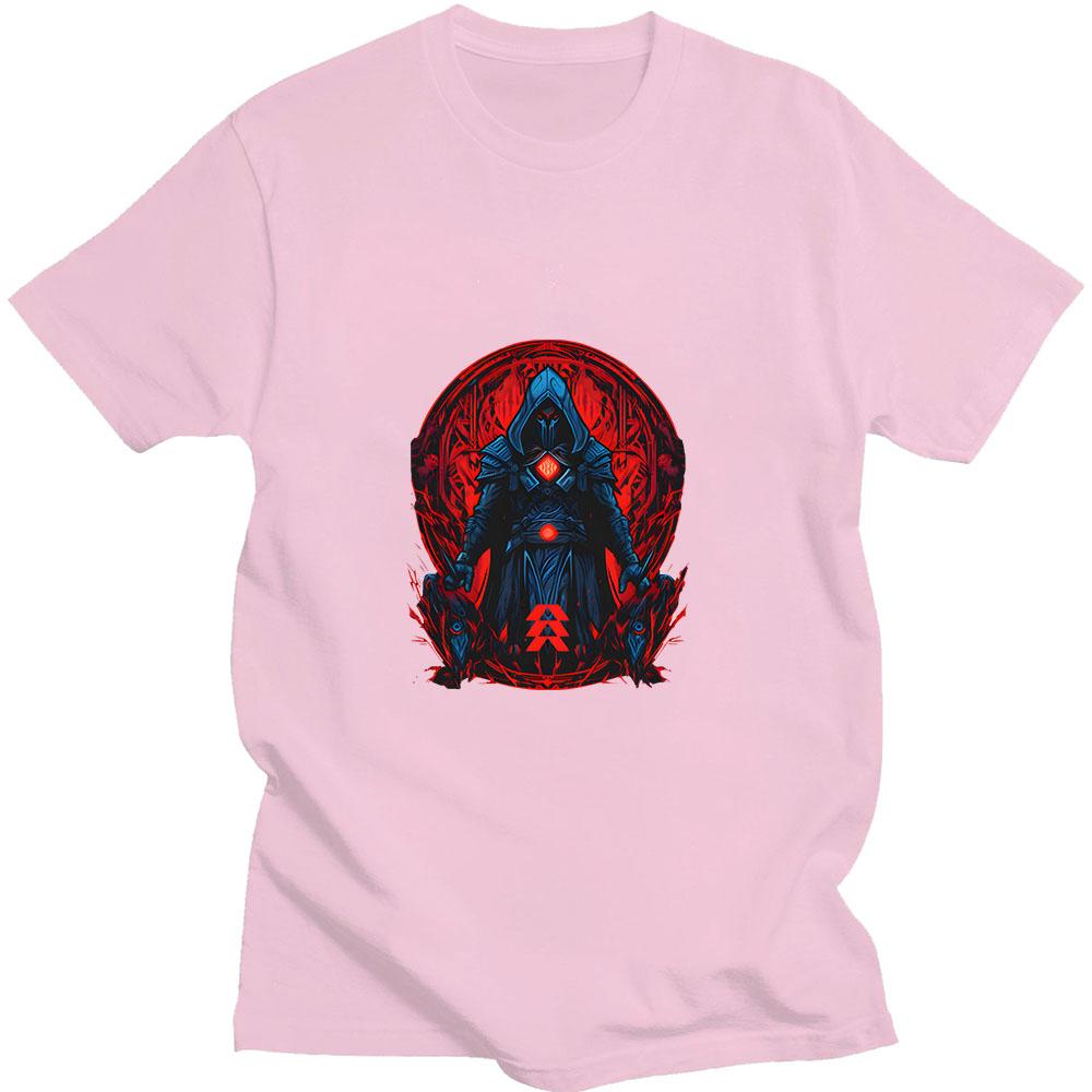 Футболка Destiny с принтом из аниме, мультяшная, милая, с коротким рукавом, высокое качество, с круглым вырезом, футболка для мужчин, повседневная, кавайная, топ