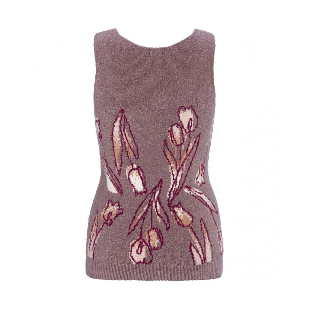 Triumph Sloggi Item Inner Top M008 Flower MLL Size "Relaxing" (Blue/Deer Print)