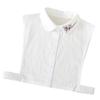 Women XL Floral Half Shirt Neckwear Fake Collar Ladies Vintage Detachable Collars White False Collar Lapel Woman Decoration