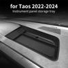For Volkswagen Taos   2024 Anti-Slip Dashboard Storage Box Organizer Blk