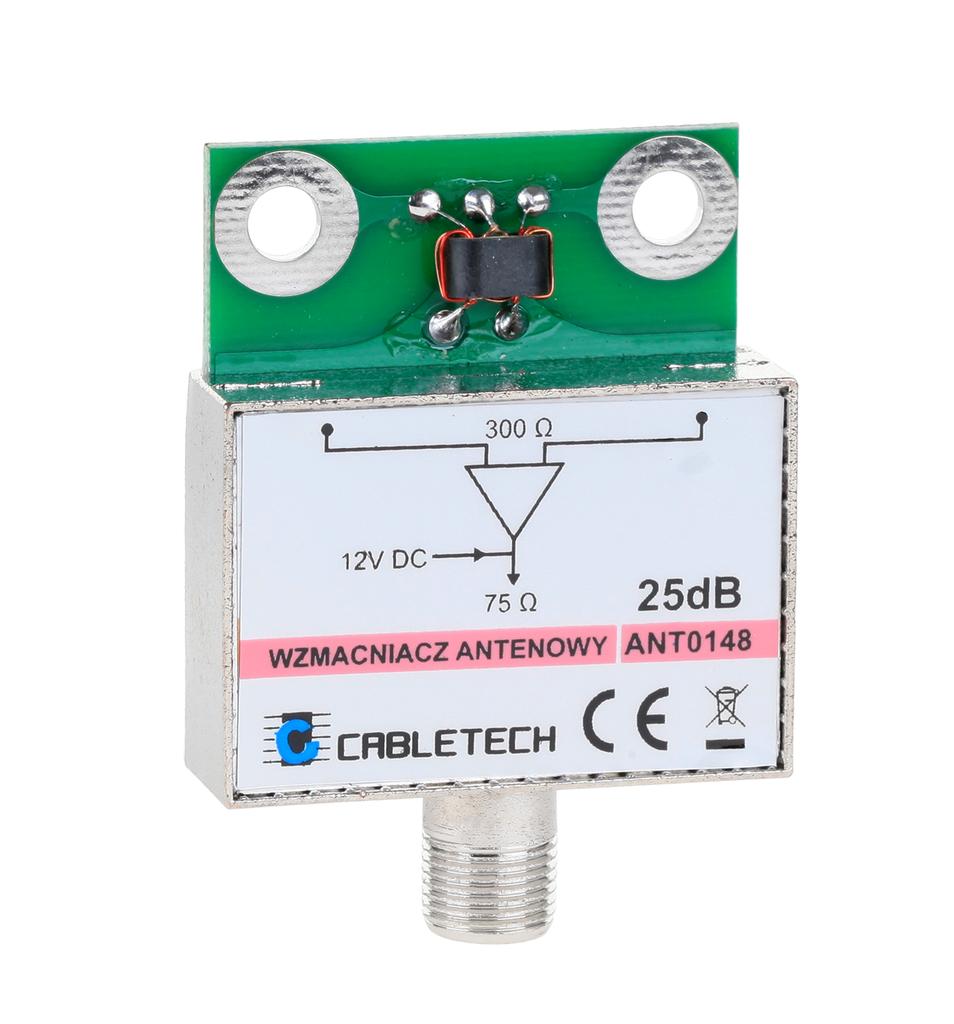 25Db Shielded Antenna Amplifier Optimizing TV Reception