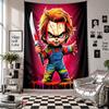 Wall TapestryChild's Play Chucky Tiffany Art Hanging Cloth Decorative Background Cover for Room Decoration