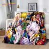 HxH Anime Hunter×Hunter Cartoon Soft Plush Blanket,Flannel Blanket Throw Blanket for Living Room Bedroom Bed Sofa Picnic Cover