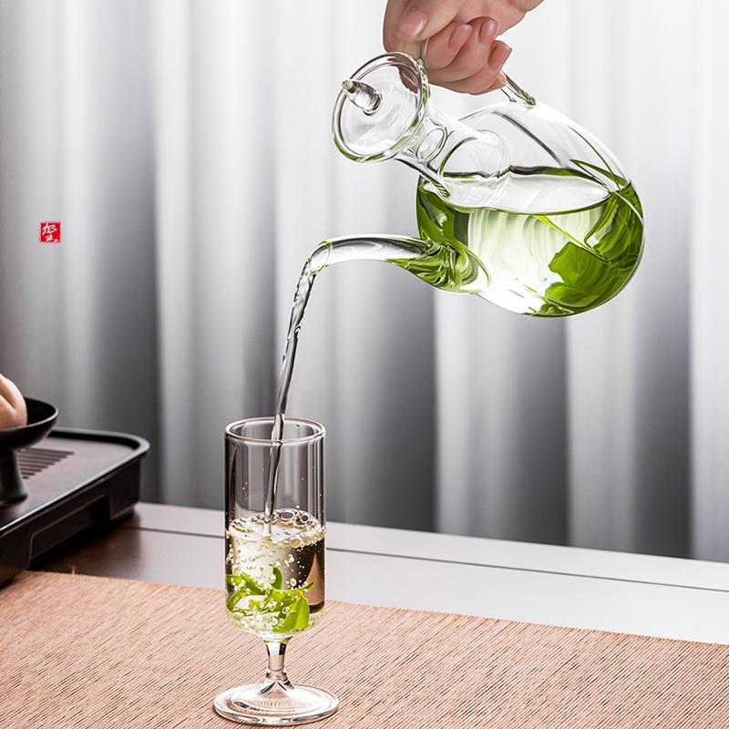 Чайник GIANXI Home с ручкой, имитация дизайна песни, электрическая керамическая духовка, стеклянный чайный сервиз, китайский чайник для кунг-фу пуэр