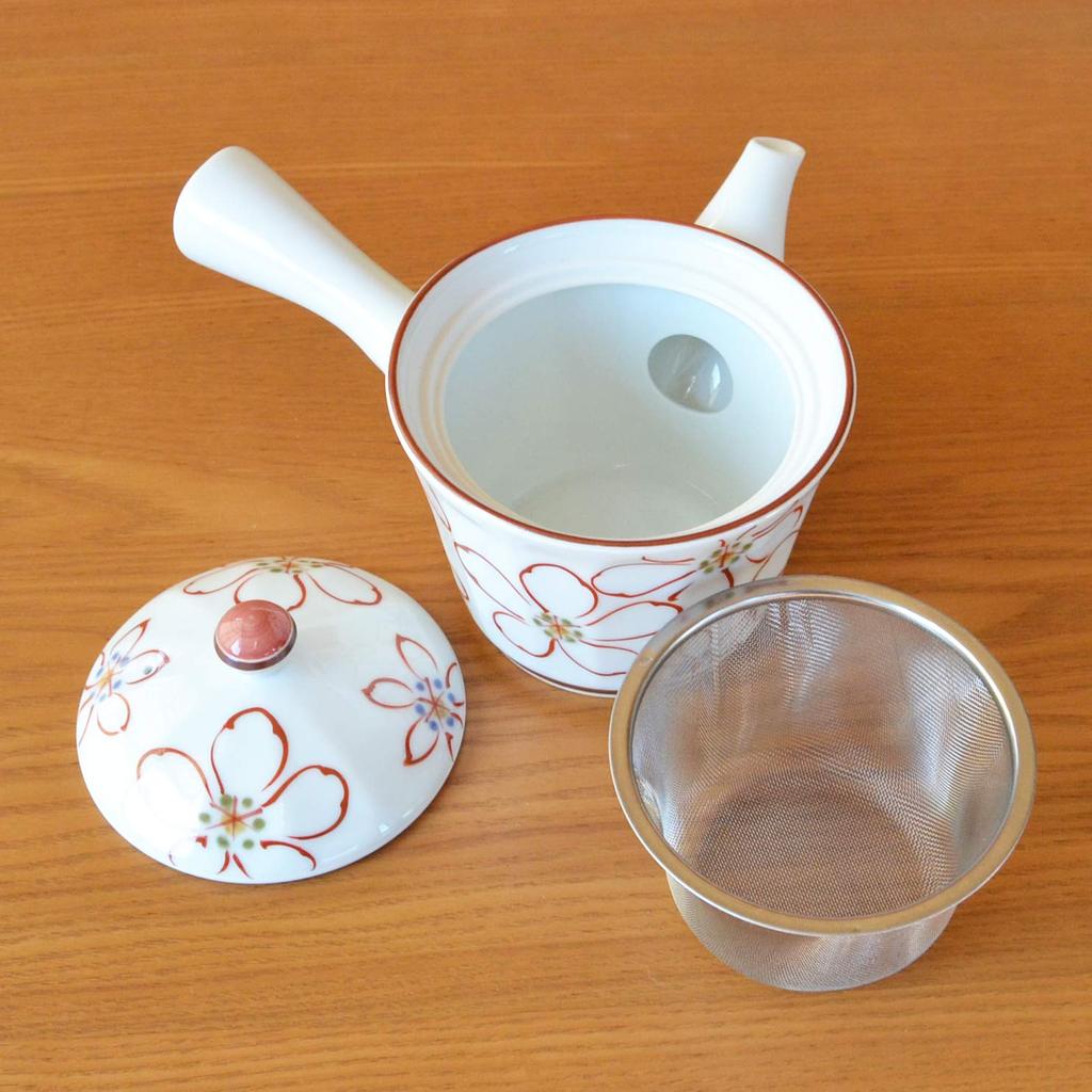 Чайник стильный из нержавеющей стали с ситечком для чая, произведенный в Японии, Arita Ware Hasami Ware Ayaka U, чайник 350 мл