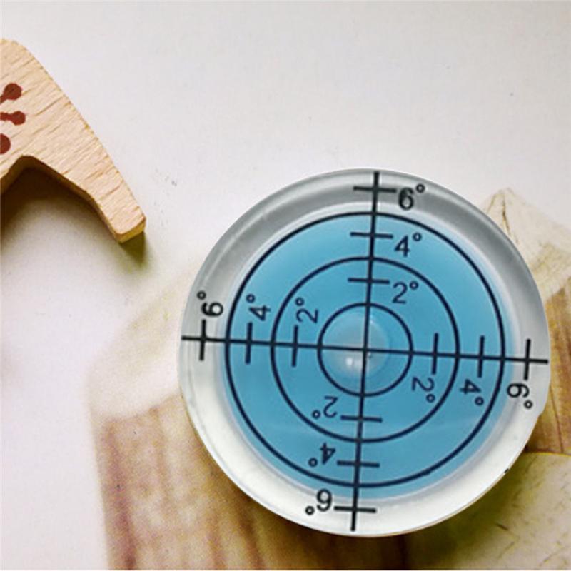 32*7MM Mini Portable Bubble Level Slope Measuring Instrument Tool Degree Marked Plastic Horizontal Bead ADM