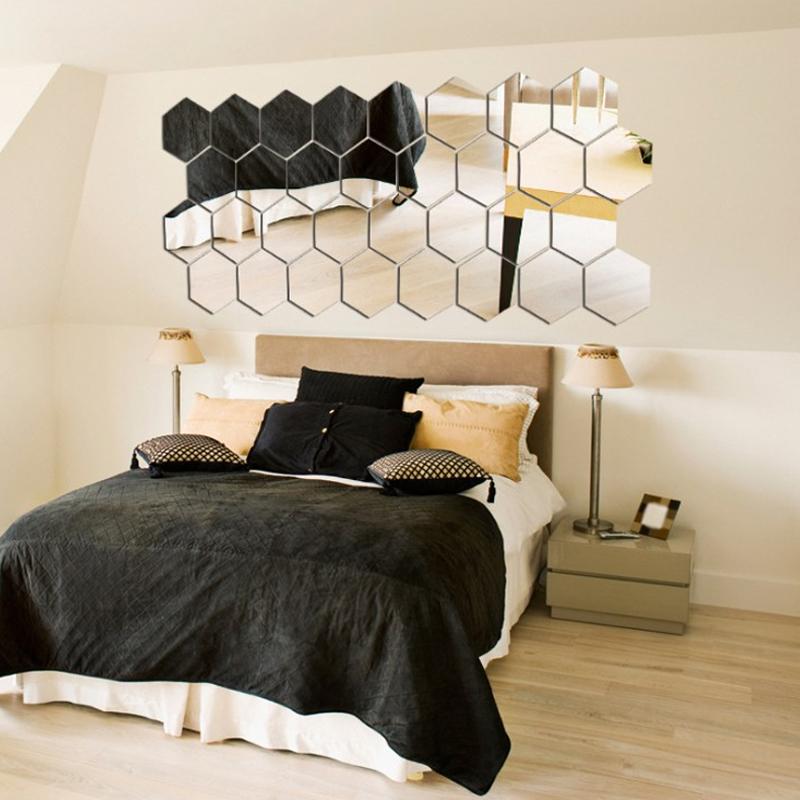 Mirror Wall Sticker for Living Room Bedroom Entryway Decorative Adhesive Vinyl Full-Length Body Image Reflecting Home Decor