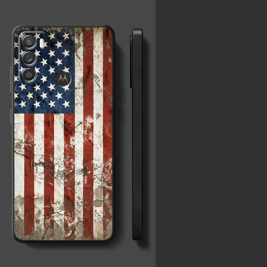 Чехол-бампер с рисунком национального флага для Motorola Moto Edge 20 Pro 30 Lite G22 Edge40 G32 G50 G60s G71 G53 G30 G51 G73 G52