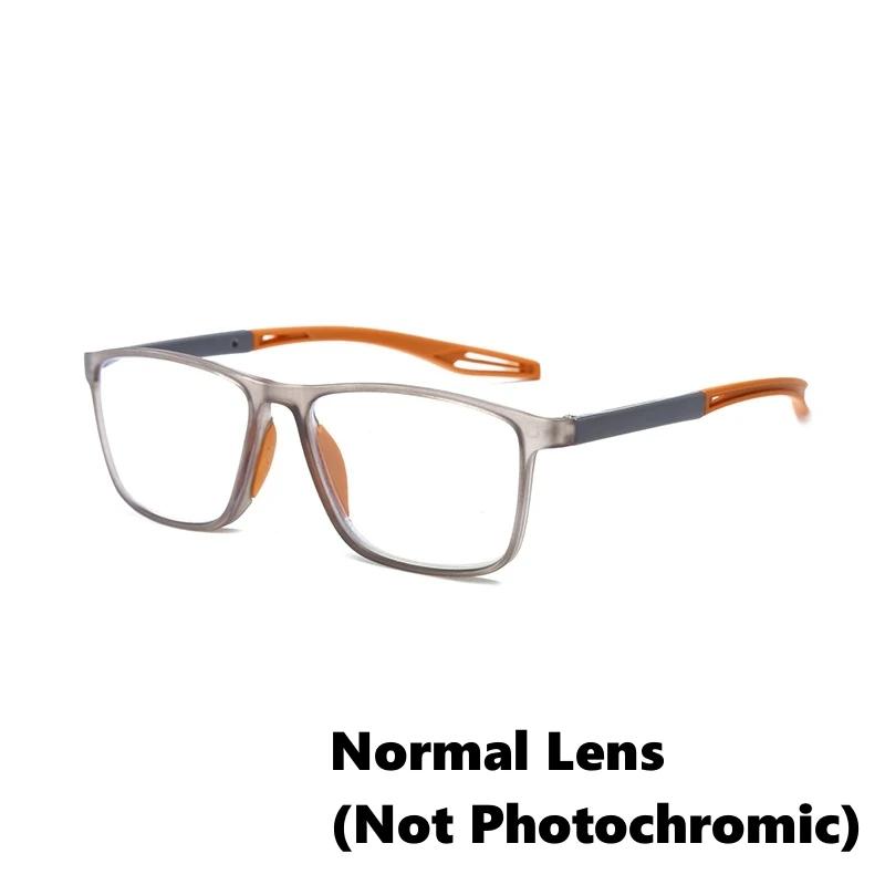 Vintage Far Sight Photochromic Glasses Fashion Sqaure HD Lens Reading Glasses Men Women Intelligent Sun Glasses 0+1.0+2.0+4.0