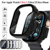 Жесткий Чехол для Apple Watch Ultra 3/2 49мм Защита Экрана Закаленное Стекло Бампер Защита от Царапин для iWatch Ultra 3/2/1 49мм