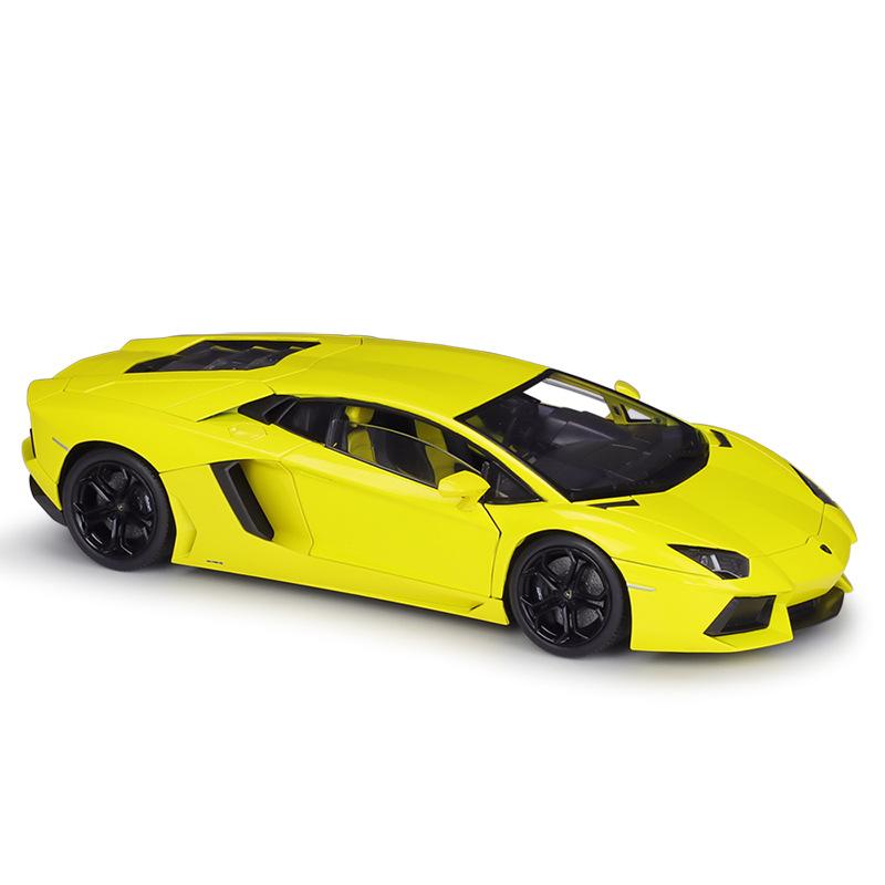 1/18 WELLY Lamborghini Aventador LP700-4 модель автомобиля из сплава, литая под давлением металлическая игрушечная машина, модель автомобиля, коллекция высокой имитации, детские подарки