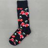 Женские носки унисекс из чесаного хлопка Happy Socks Вишня Клубника