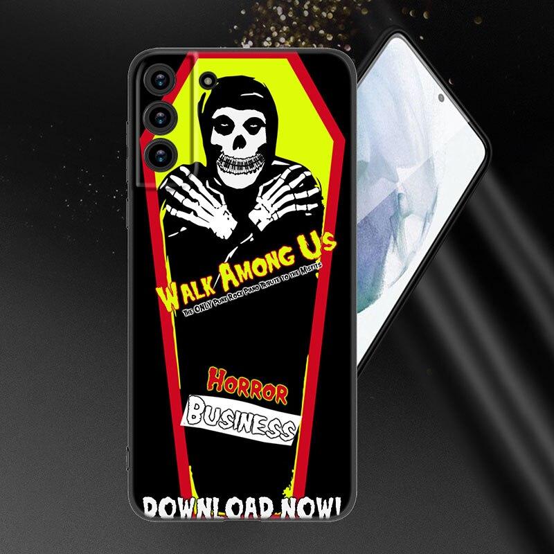Чехол для телефона Misfits Glenn Danzig для Samsung Galaxy S20 S21 FE S22 Ultra S10 Lite S10E S9 S8 Plus S7 Edge, мягкий черный чехол