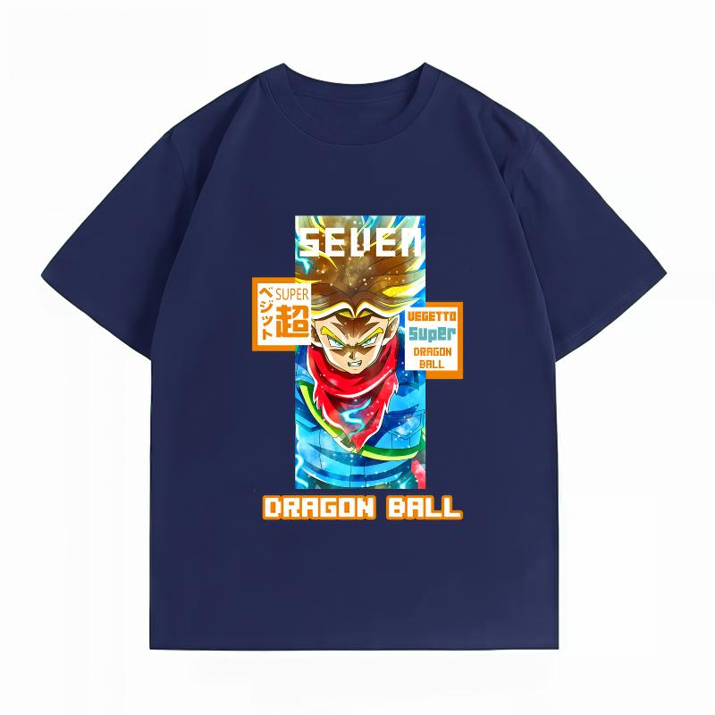 Unisexs Clothing New 100 Cotton Breathable Summer TShirt Bandai Dragon Ball Trunks Print Casual Streetwear Unisexs Tops