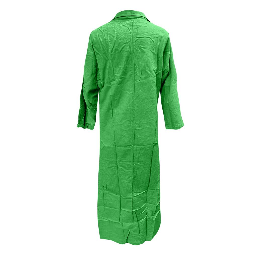 Женское модное повседневное платье больших размеров, однотонное женское длинное платье