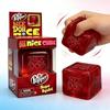 Детская Игрушка-антистресс Nee Doh Nice Cube Super Squeeze, Сенсорный Кубик-головоломка, Полупрозрачный Красный Сжимаемый Кубик для Снятия Стресса у Взрослых