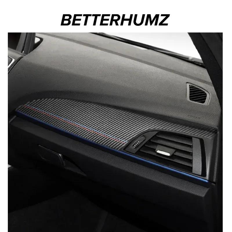 Betterhumz Console Dashboard Panel Cover Trim For BMW Series 1 2 F20 F21 F22 Made of Alcantara Sticker Interior Auto Accessories