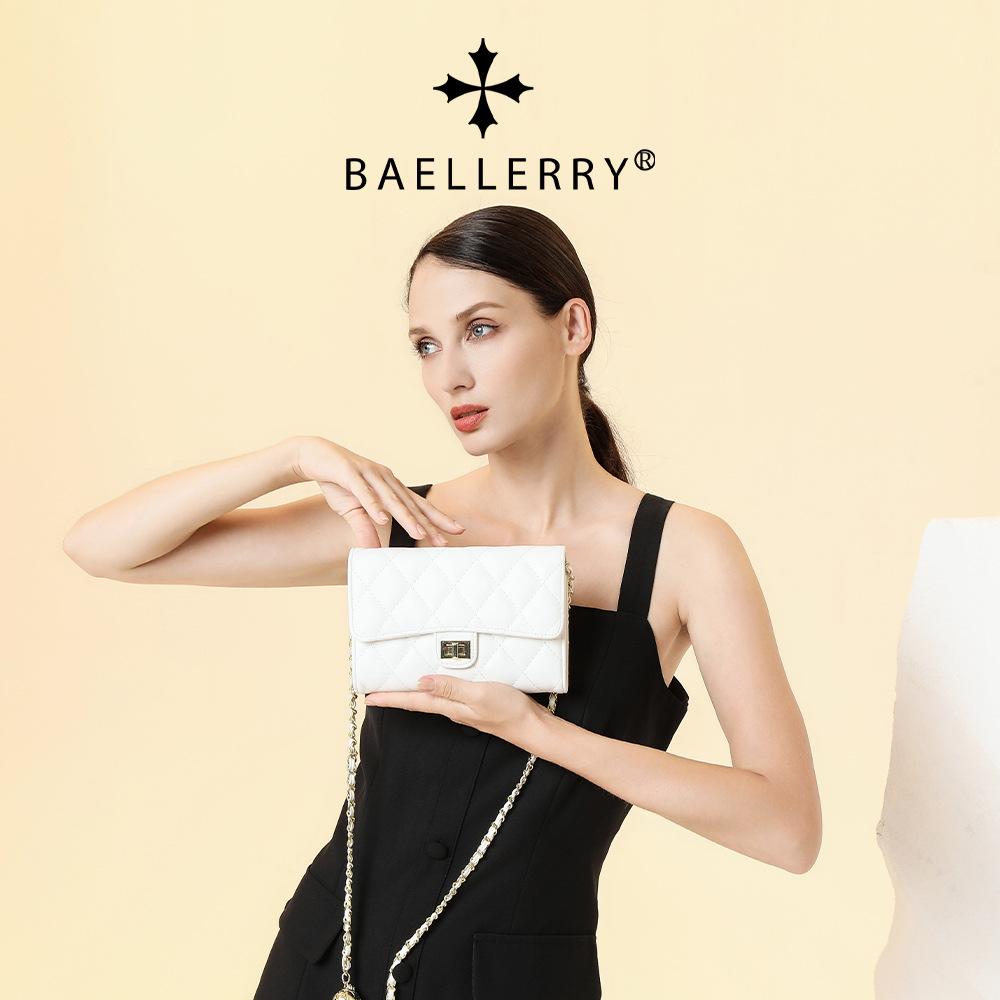 Женская вечерняя сумочка Baellerry, маленькая сумка через плечо в японском и корейском стиле с застежкой-молнией, универсальная двухслойная сумка через плечо