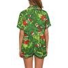 Женский модный домашний пижамный комплект Домашняя одежда Пижама с коротким рукавом Шорты Комплект из двух предметов