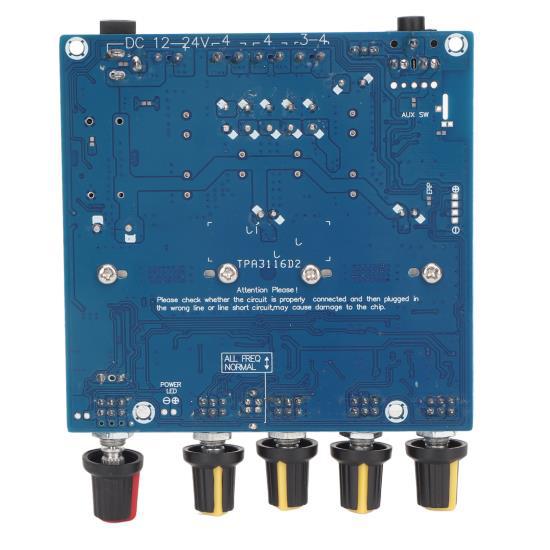 Плата усилителя сабвуфера 2,1, высокая мощность HiFi, управление басами и высокими частотами, цифровой модуль усилителя звуковой мощности, плата 