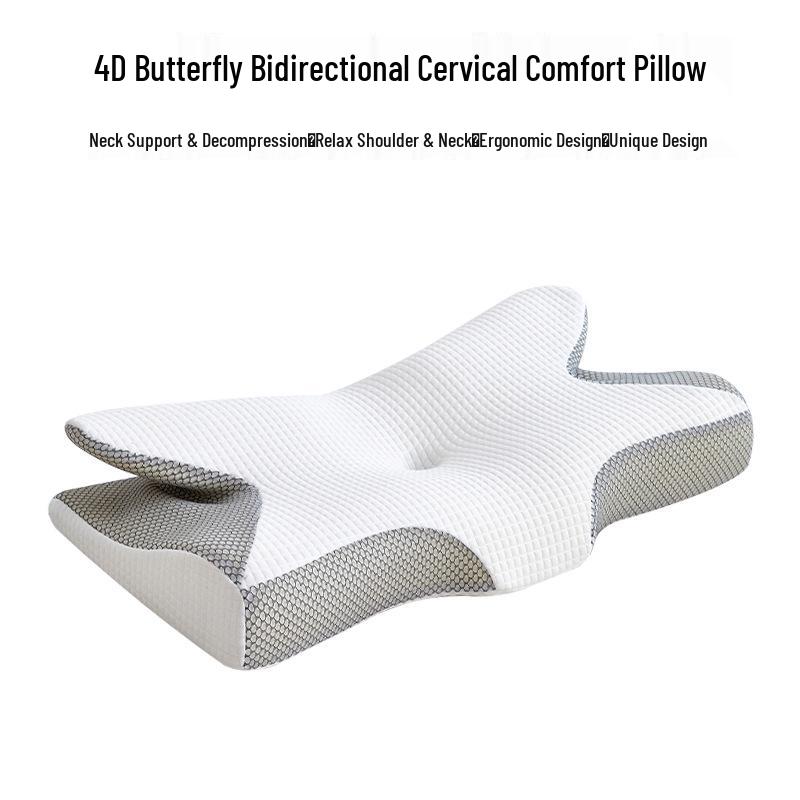 Cervical Neck Support Pillow for Adults – Dual-Use Slow Rebound Memory Foam Sleep Aid