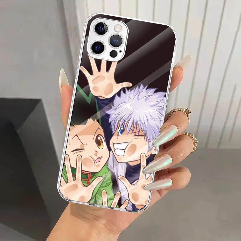 Чехол для телефона Hunter HXH Аниме для Iphone 17 Air 16 15 Plus 14 13 Mini 12 11 Pro Max 16E 7 8 SE 2020 Мягкий Funda Печатный Корпус 17 Air