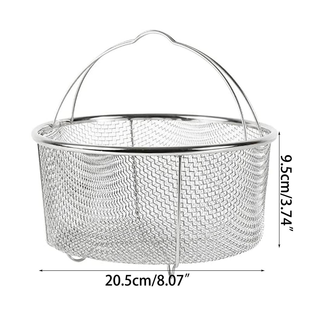 Корзина для жарки из нержавеющей стали Универсальная корзина для приготовления на пару Удобные кухонные инструменты Аксессуары для аэрофритюрниц