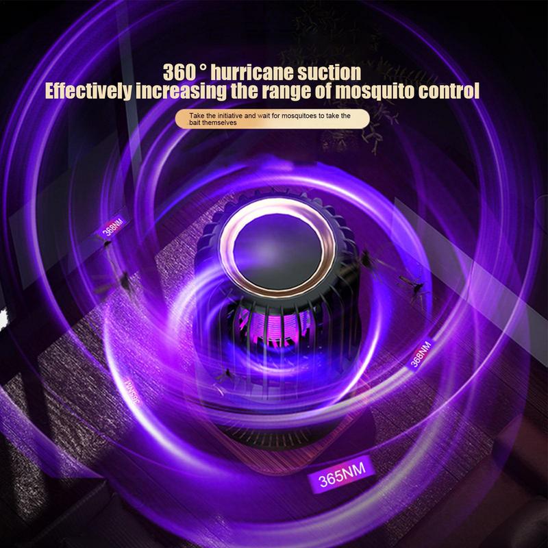 Ловушки для мух, бесшумные портативные ловушки для комаров, фиолетовые световые ловушки для мух, перезаряжаемые по USB, устройство для борьбы с мухами для игровых комнат и патио