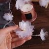 Flash Fiber Optic Flower String Lights LED Christmas Tree Flower Lights Fairy Lamps  Wedding