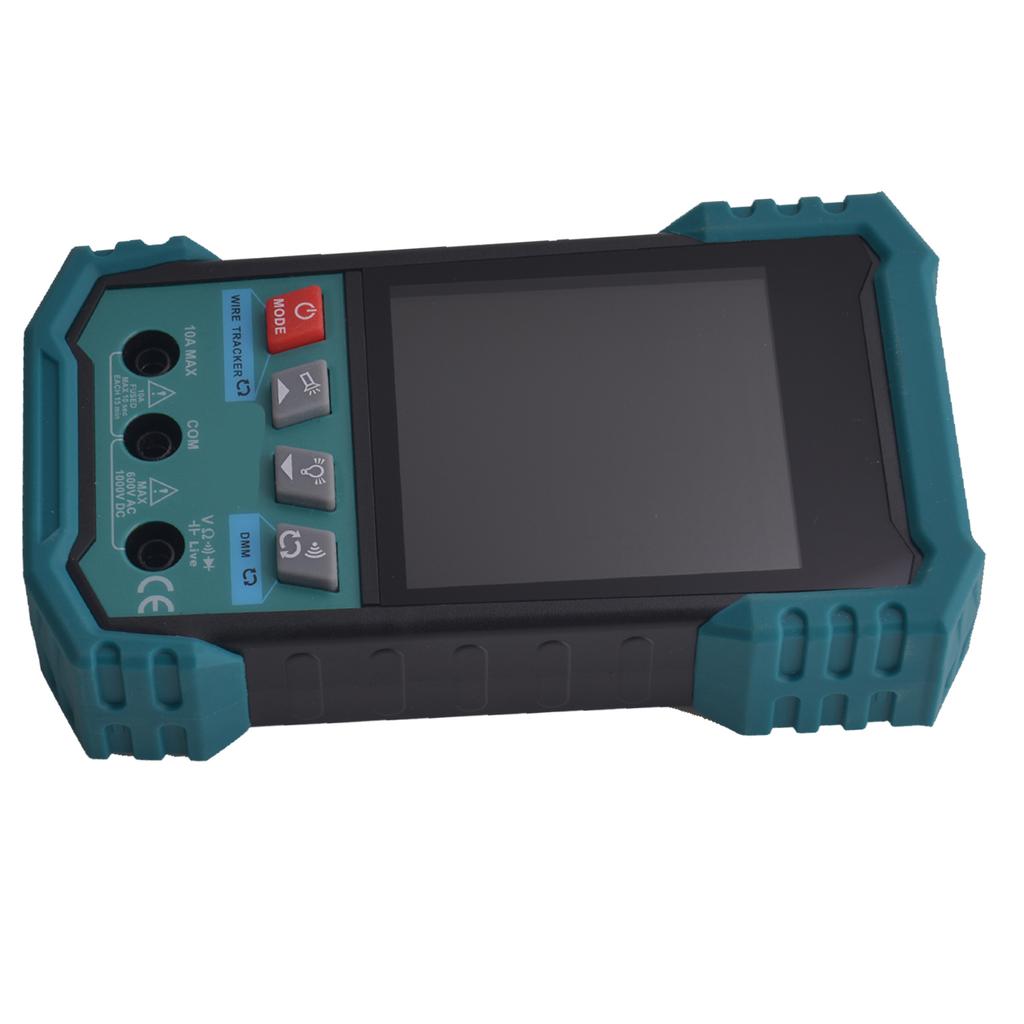 Тестер сетевого кабеля с тестированием PoE, цифровой трассировщик кабеля и сетевой тестер и мультиметр, портативный провод