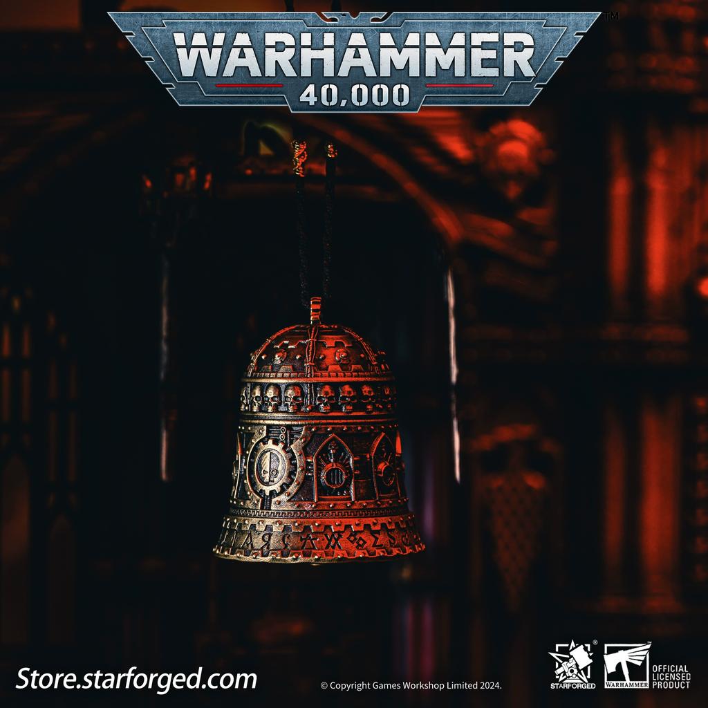 Starforged Star Casting, Ohm Messiah Ruling Bell Warhammer 40K Peripheral Mechanical God Church Подвеска