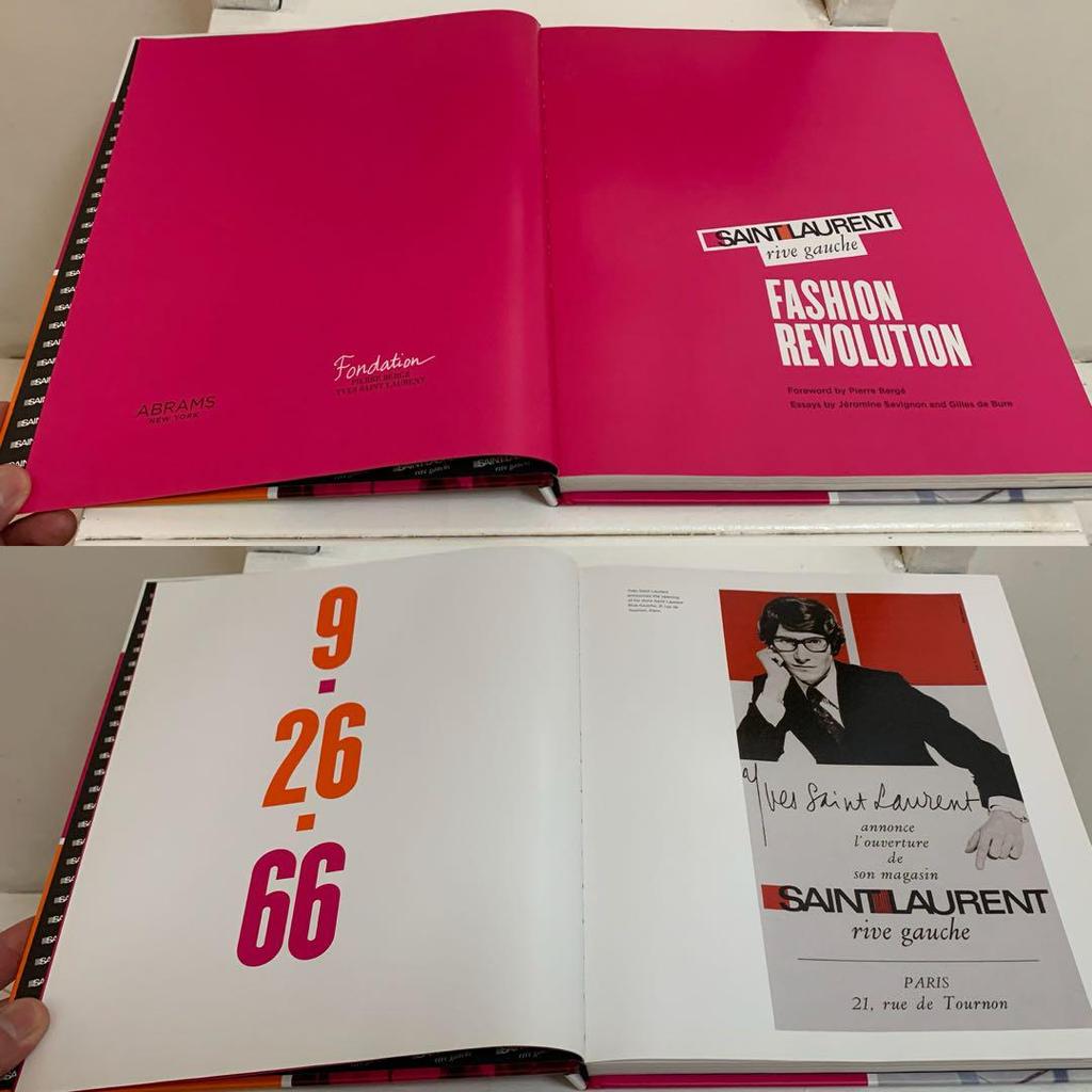 [Б/У] Книга модной коллекции SAINT LAURENT rive gauche