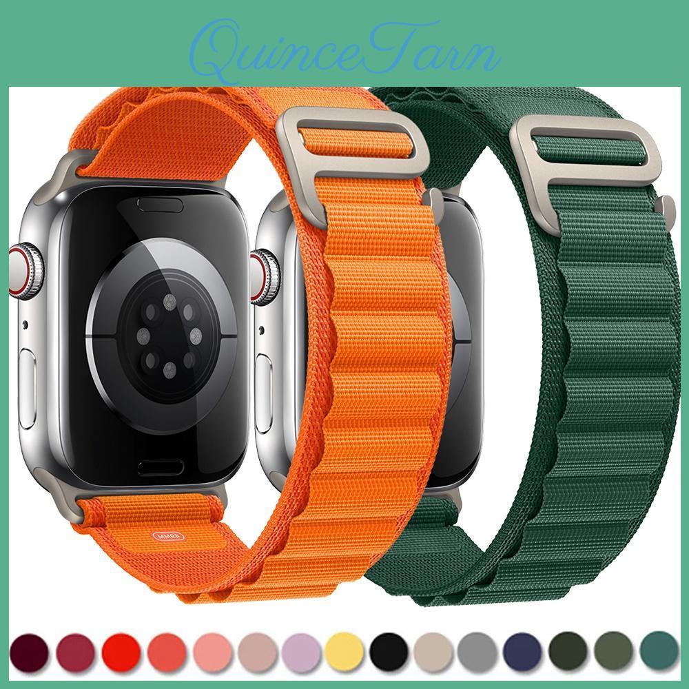Loop Apple Strap Watch For Band 49mm 45mm 41mm 44mm 40mm Nylon Watchband Bracelet Belt Iwatch Series 3 5 Se 6 7 8 Ultra
