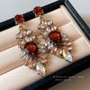 Серебряная Игла Алмазная Капля Длинные Серьги Модный Дизайн в Стиле Двора Серьги Ретро Премиум Изысканные Серьги