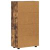 FLORIN Sideboard with Shelf Smoked Oak Finish 55.5 x 29 x 100 cm