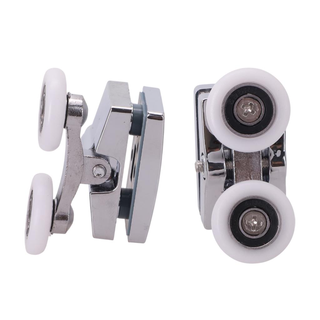 Дом Ванная Хром Ролик Запасная Часть Ролики для Душевой Кабины Компактный Размер Комплексный Набор для Замены Легкая Установка