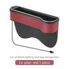 Seat Gap Storage Box For BYD Sealion 7 07 EV 2024 2025 2026 LED Light 2 USB Crevice Organizers With Cup Holder Car Accessories